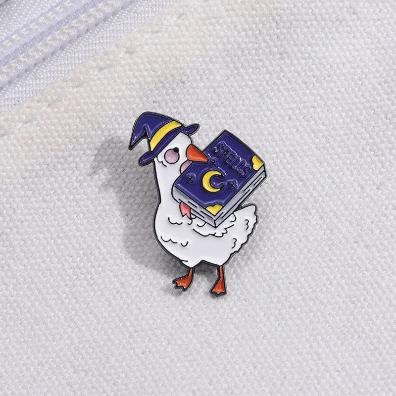 Pin's Canard Blanc Sorcier