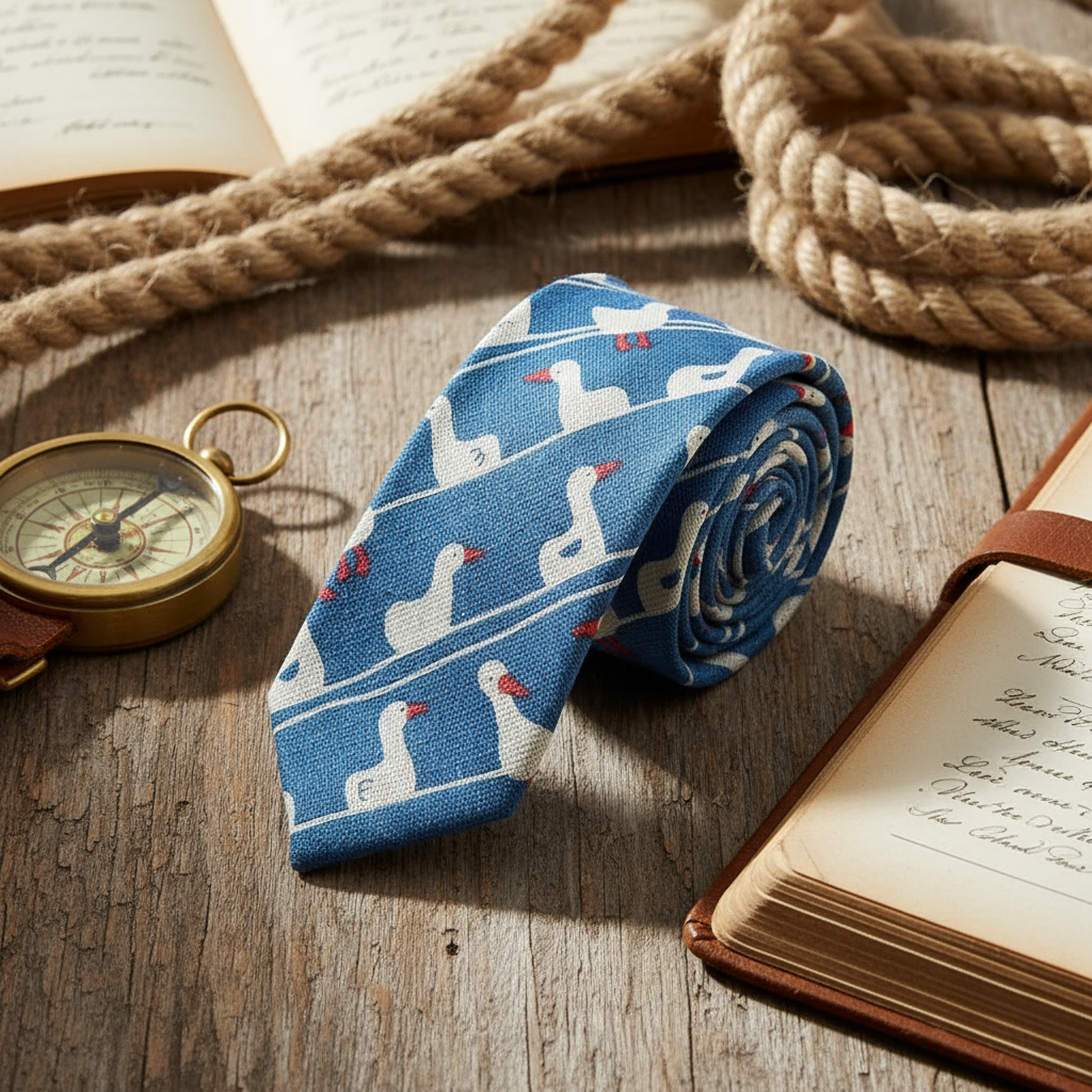 White Duck Tie