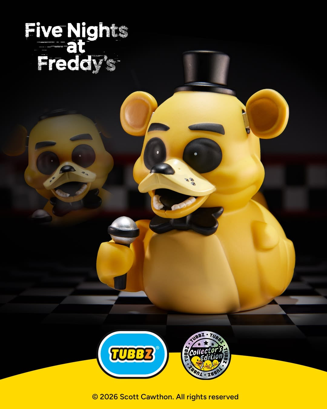 Canard Golden Freddy TUBBZ (Collector's Edition) - PRÉCOMMANDE