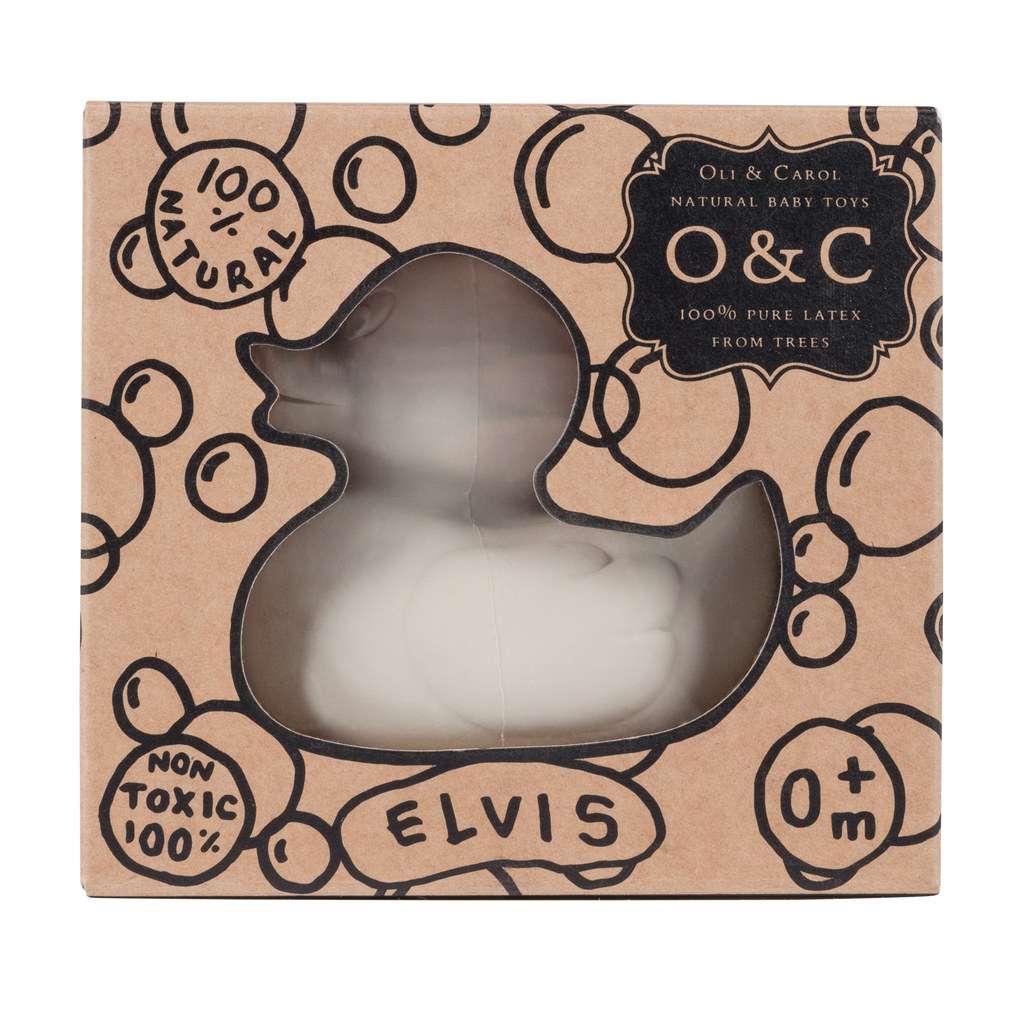 Elvis le Canard Gris – Jouet de bain et dentition bébé – vue produit 4