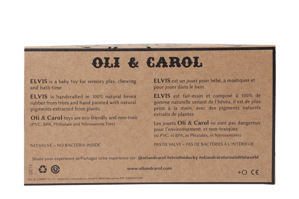 Elvis le Canard Pois Roses – Jouet de bain et dentition bébé – vue produit 7
