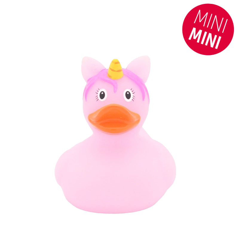 Mini Canard Licorne Rose