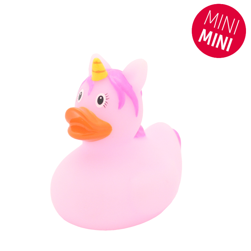 Mini Canard Licorne Rose