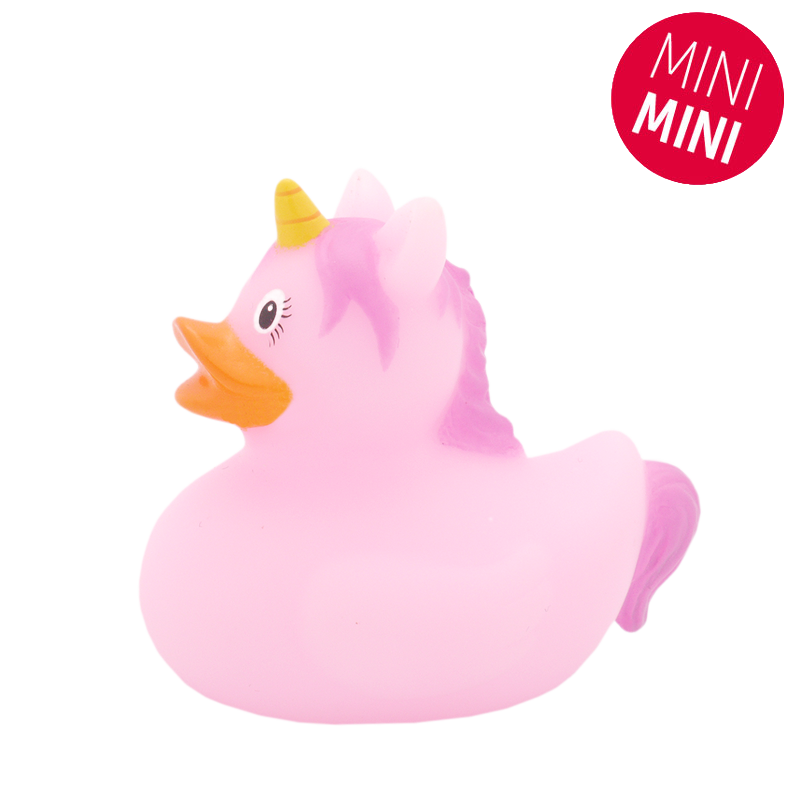 Mini Canard Licorne Rose