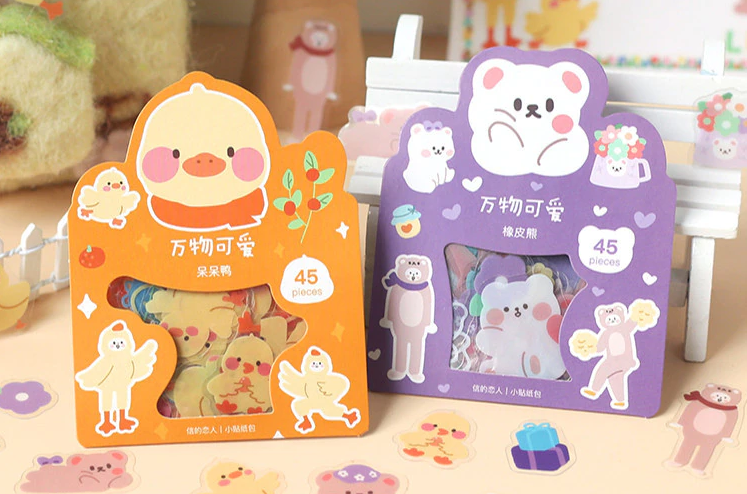 Yellow Duck Sticker Pack
