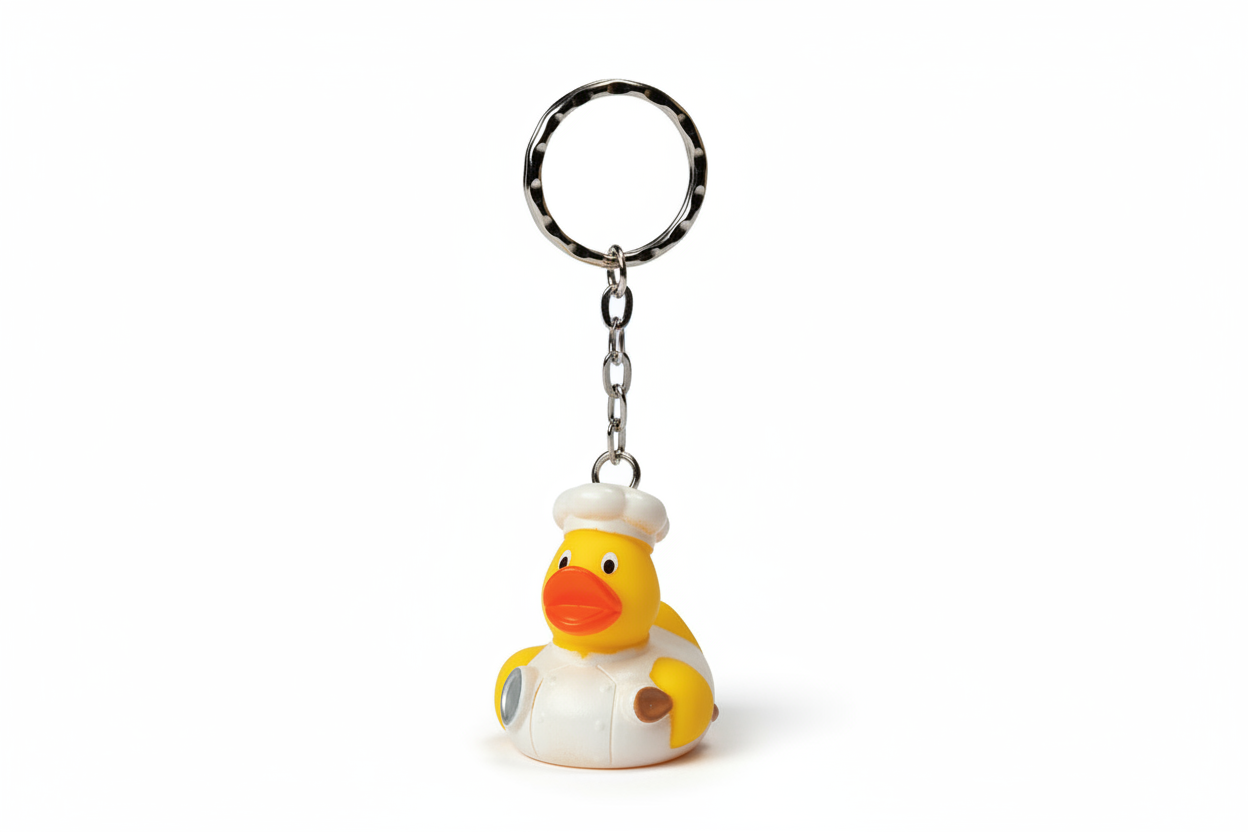 Porte-clés Canard Cuisinier