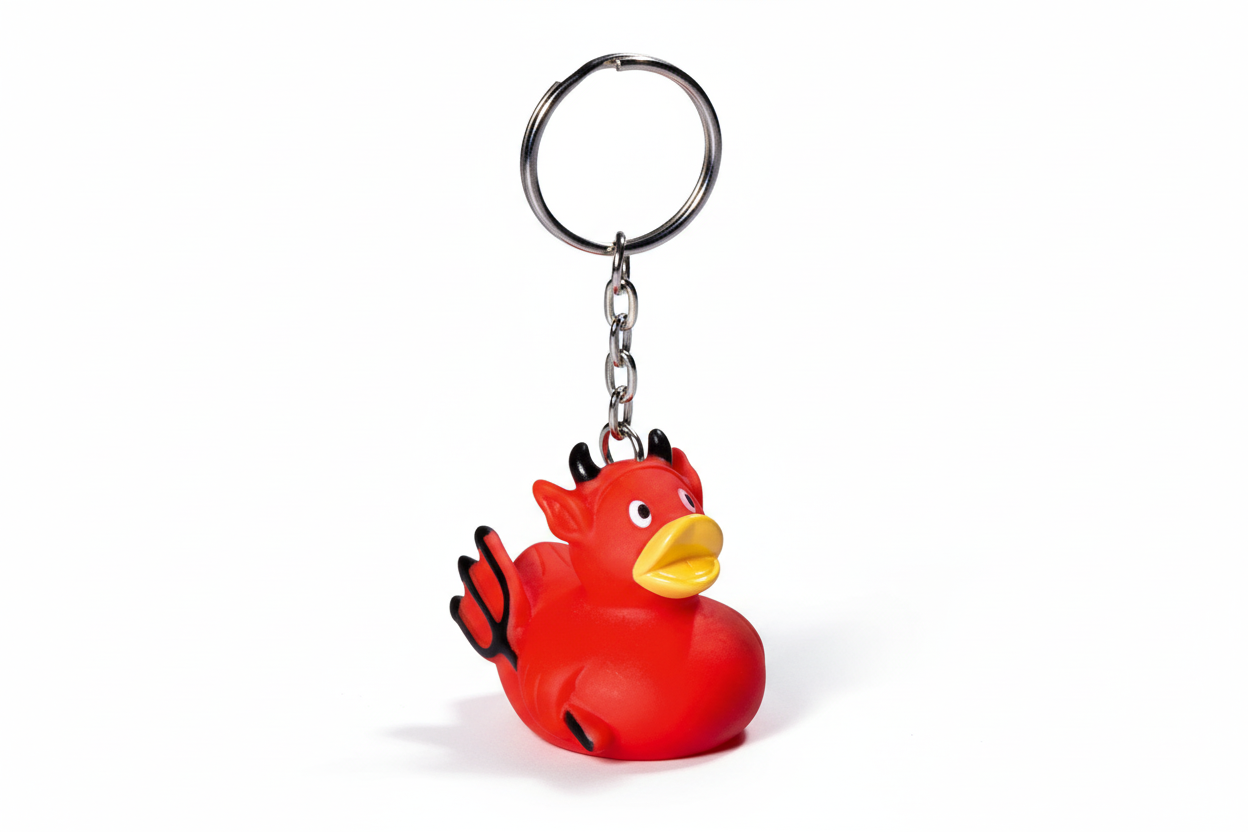 Porte-clés Canard Diable