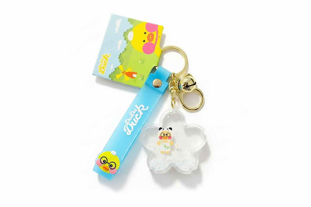 Porte Clés Canard Panda Flacon