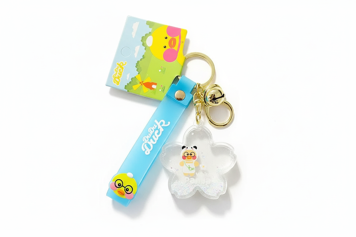 Porte Clés Canard Panda Flacon