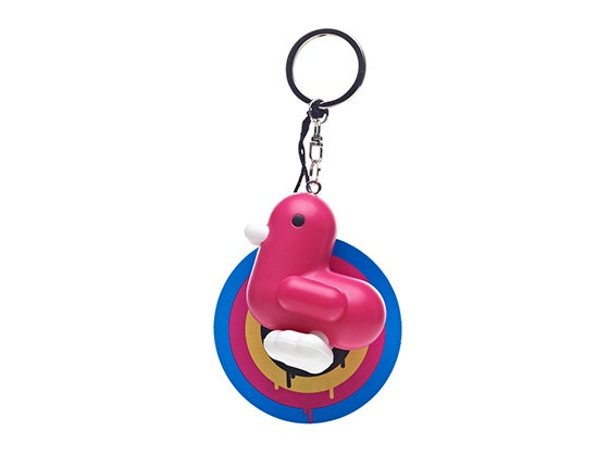 Magenta Duck Keychain CMYK