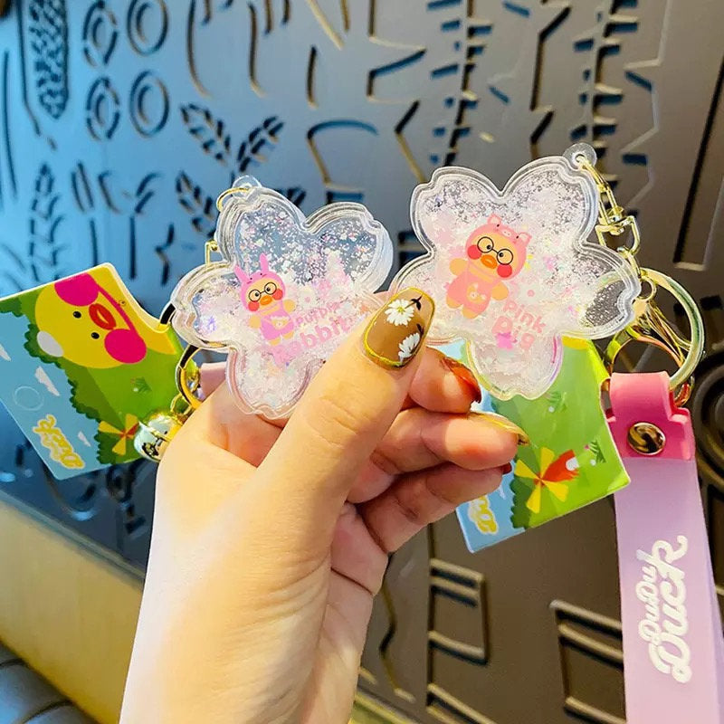 Porte Clés Canard Lapin Flacon