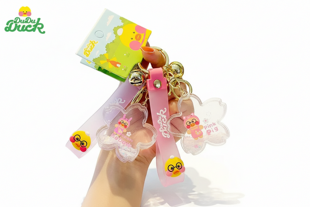 Duck Rabbit Bottle Keychain