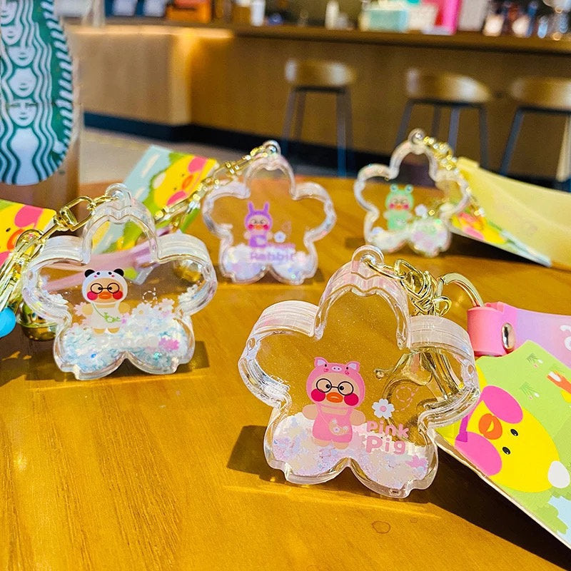 Porte Clés Canard Grenouille Flacon