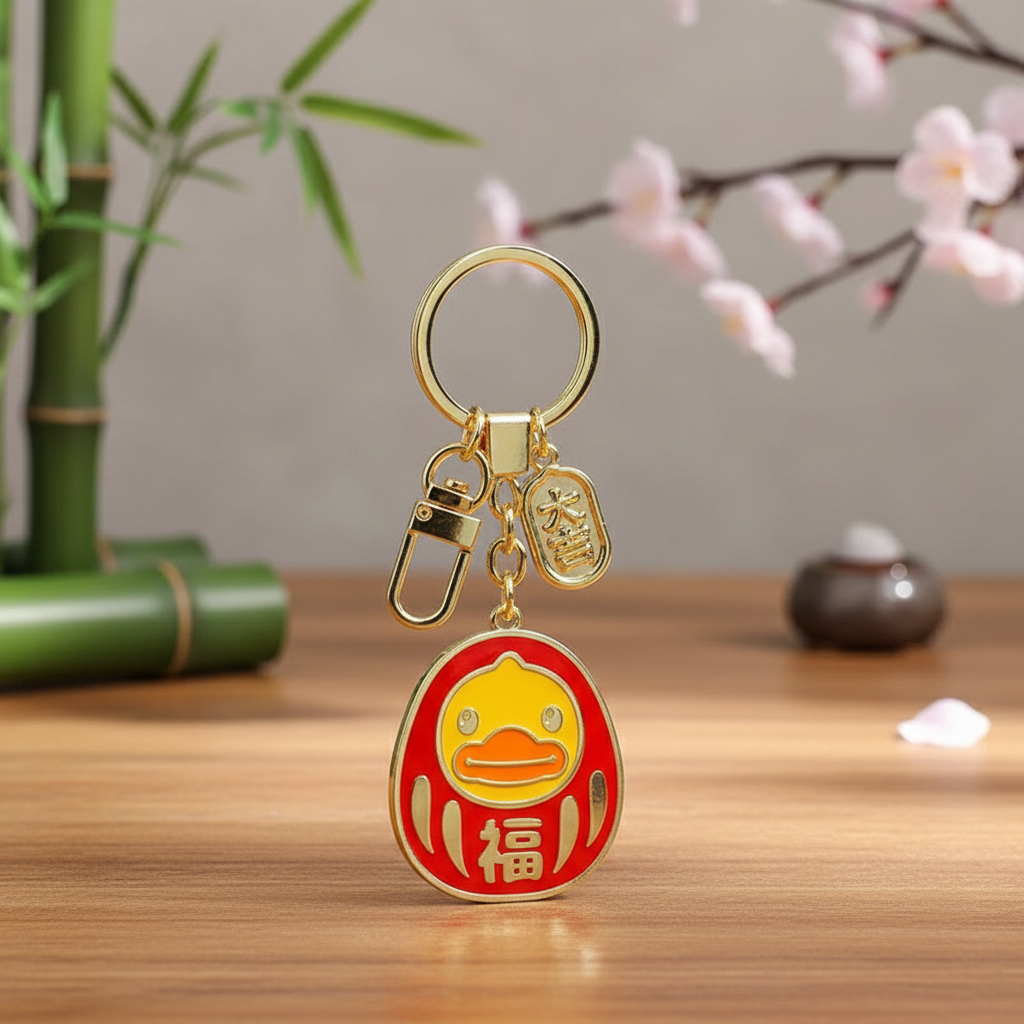 Portachiavi Anatra Daruma