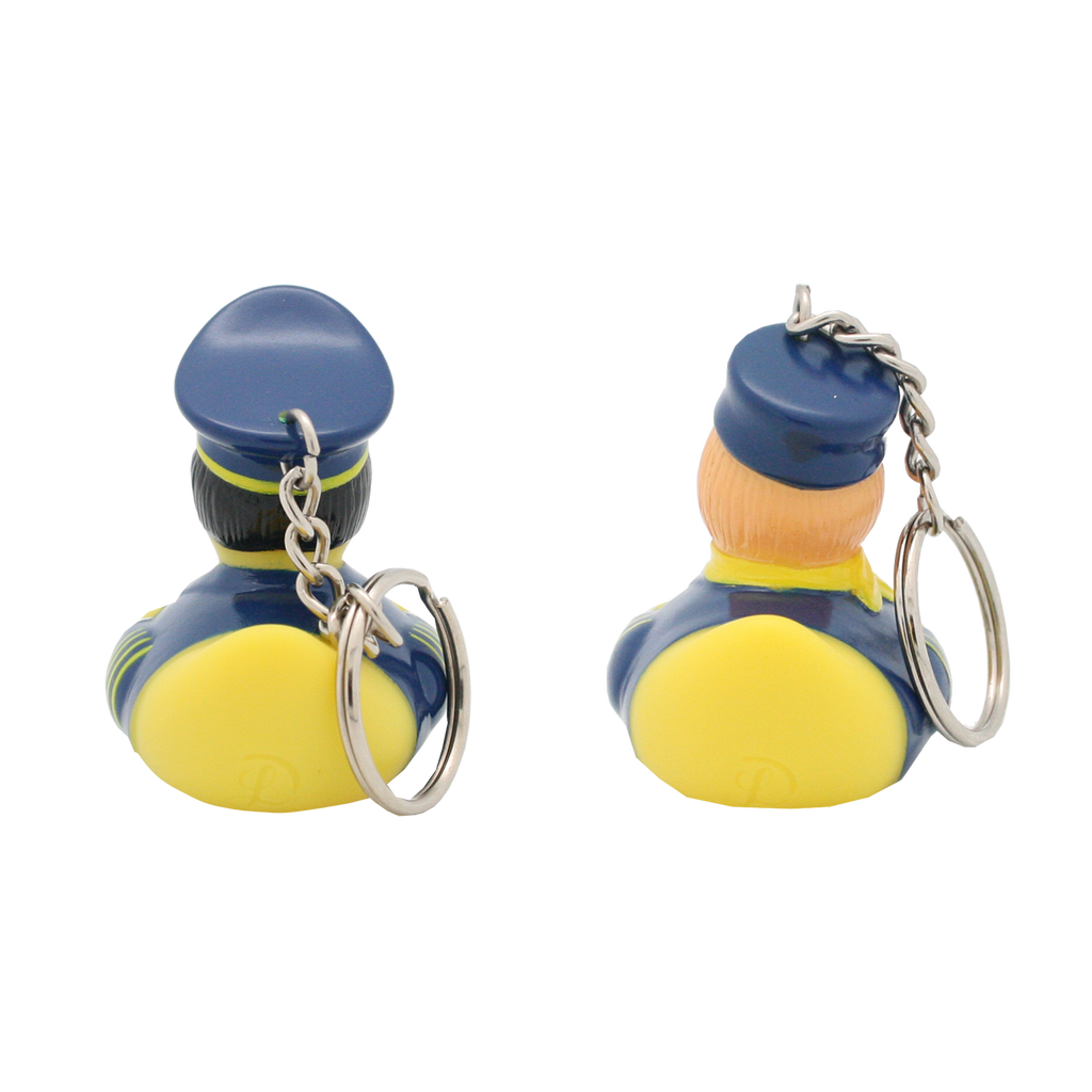 Porte Clés Canard Pilote et Hôtesse