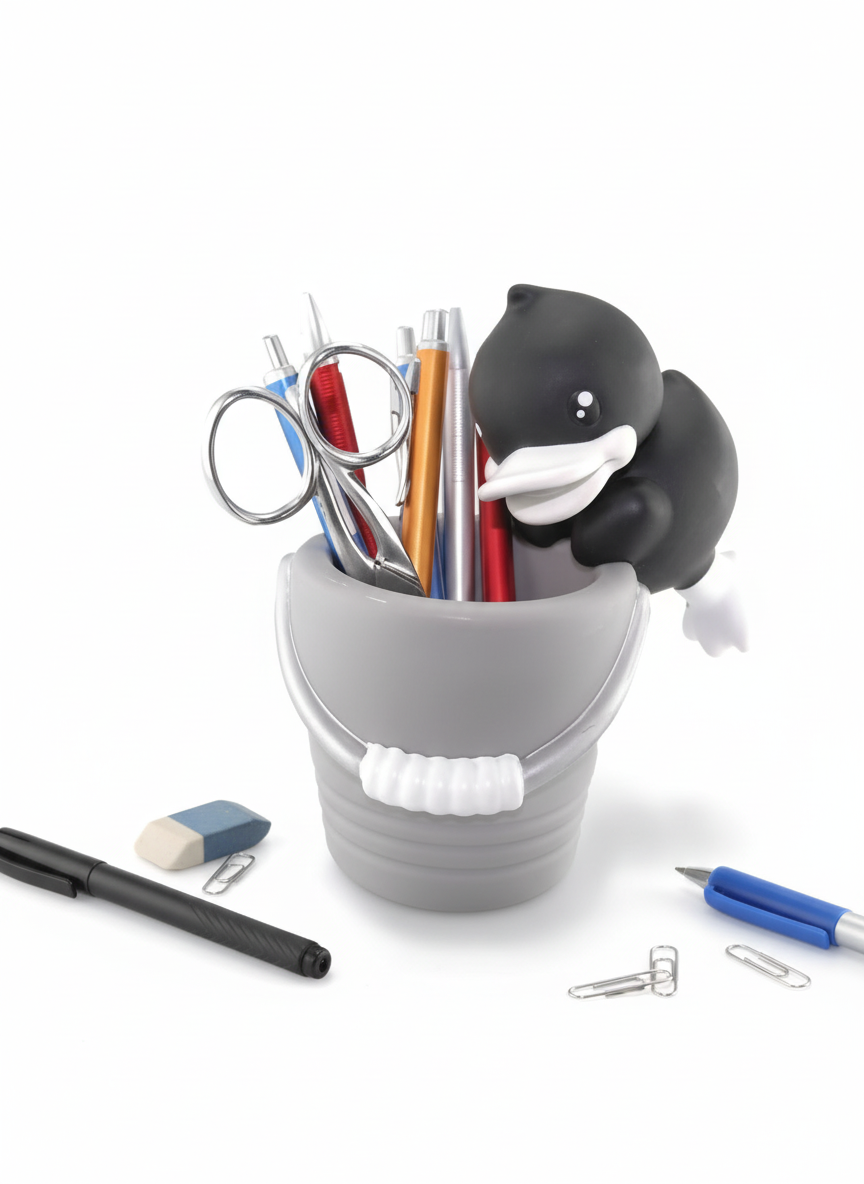 Black Duck Pencil Holder
