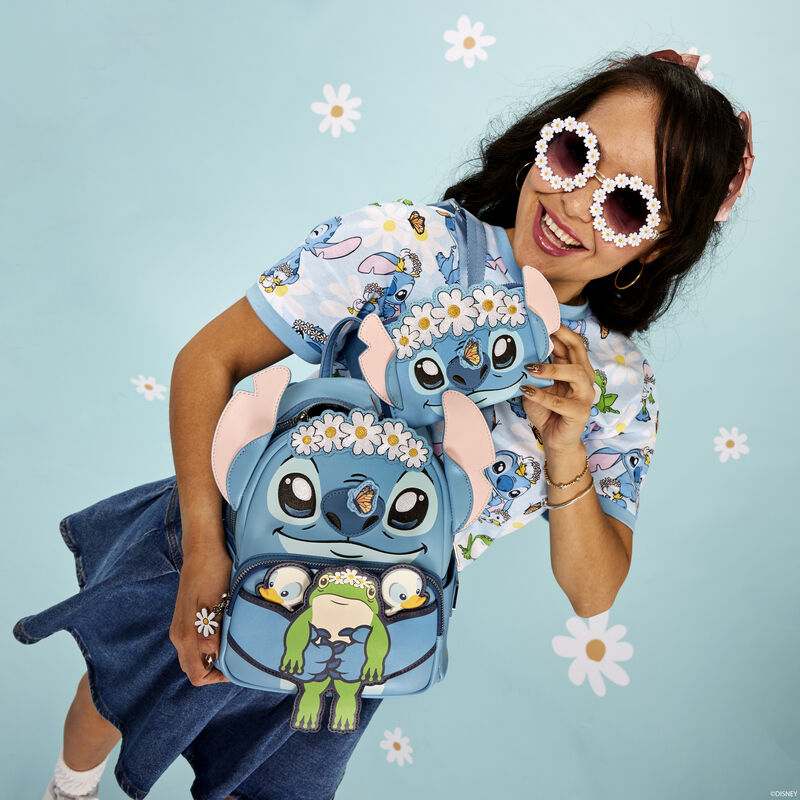 Mini Zaino Lilo & Stitch - Stitch Springtime Daisy