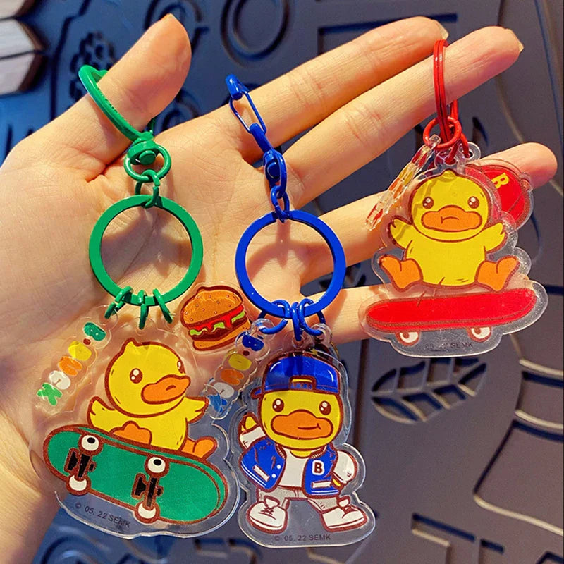 Porte-Clés Canard Skateboard