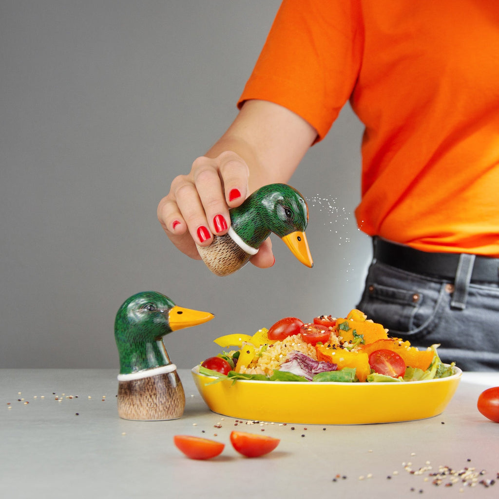 Vue complémentaire : Salière et Poivrière Canard Colvert – Donkey Products