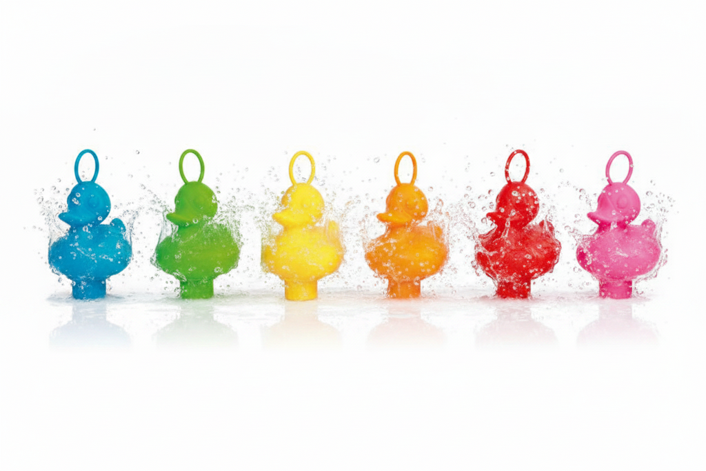 Anatra di Pesca alle Anatre - Arcobaleno