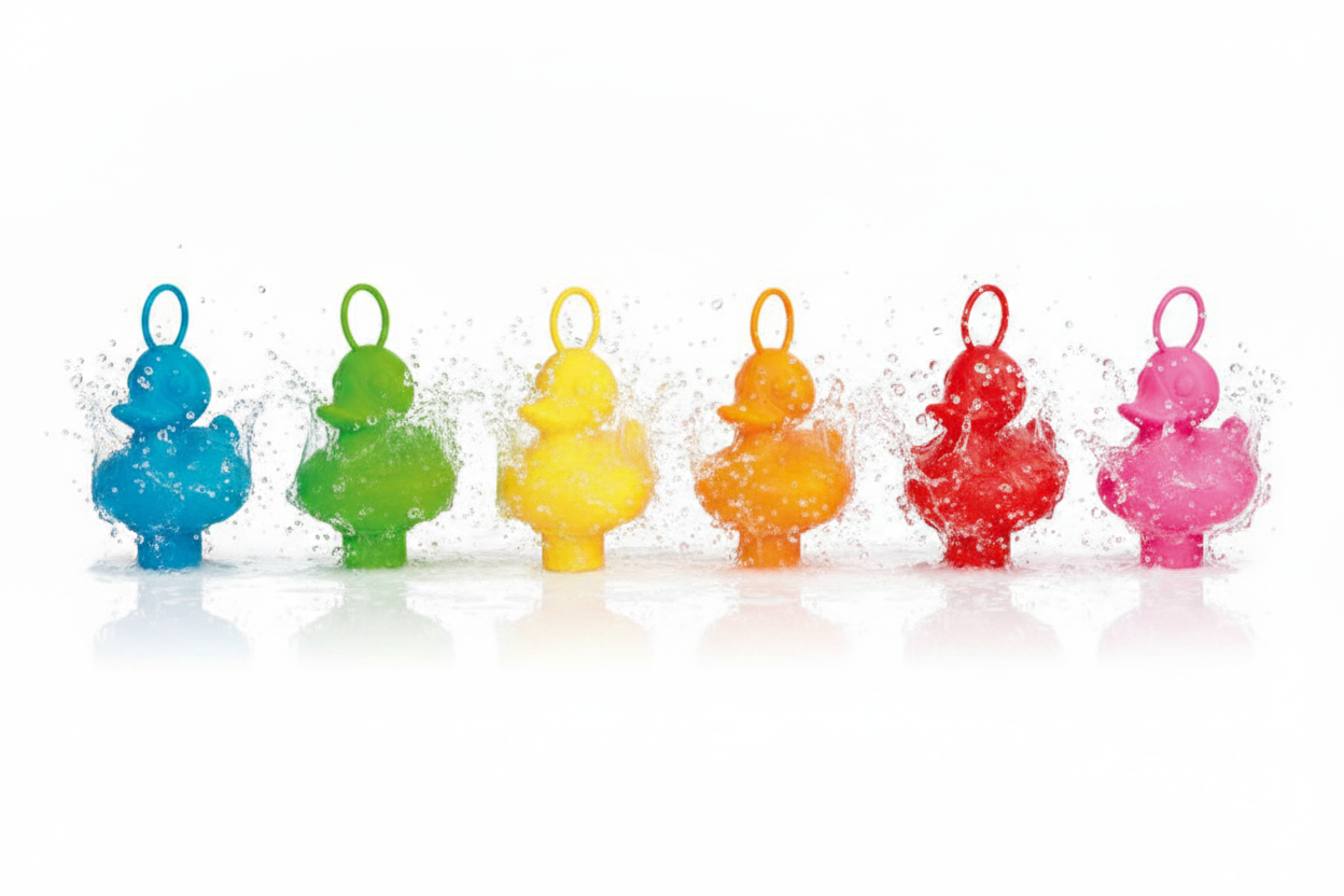 Anatra di Pesca alle Anatre - Arcobaleno