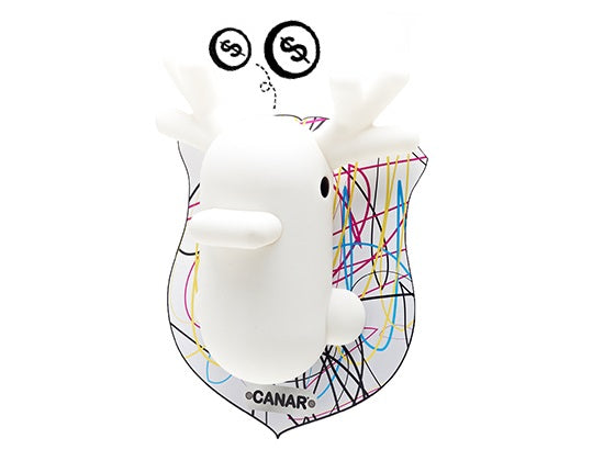 White Duck Wall Piggy Bank