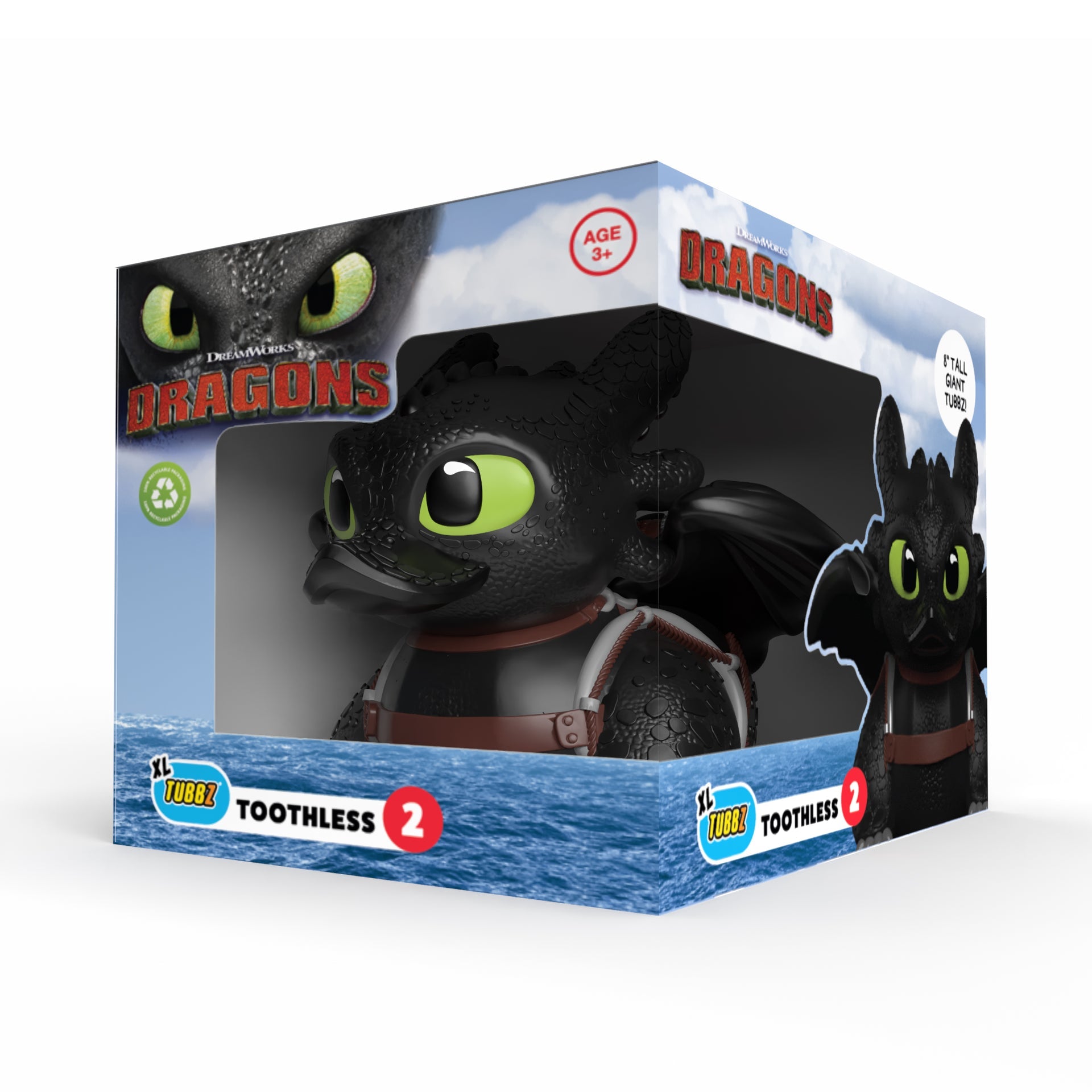 how to train your dragon toothless tubbz giant xl edition