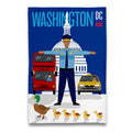 Washington DC US Capitol Tea Towel with Ducks
