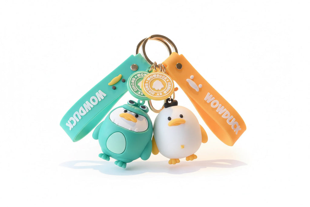 White Duck Keychain