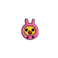 Pin's Poussin Lapin Rose