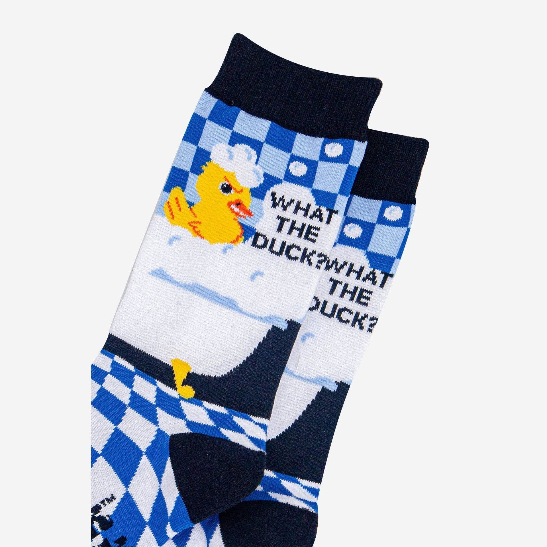 Calze Blu Anatra "What the Duck?"