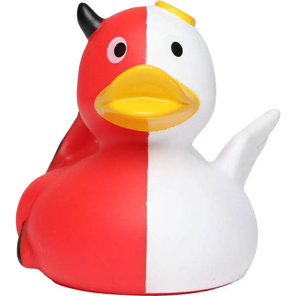 Angel/demon duck