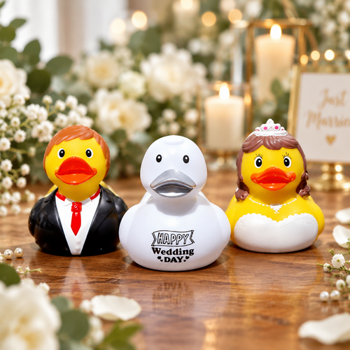 Canard « HAPPY Wedding DAY » Dutch Ducky – vue 2