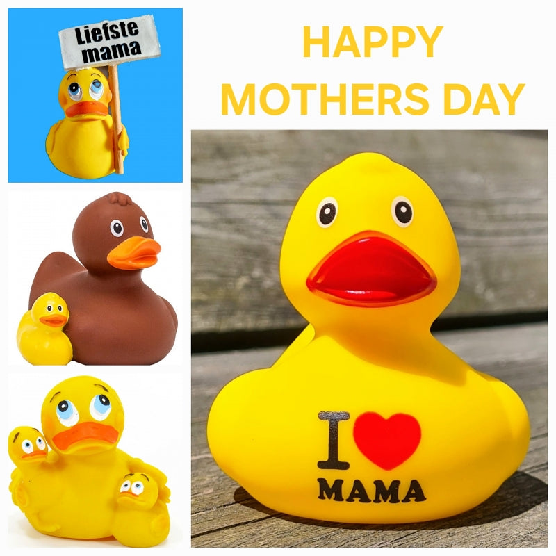 Canard "I ❤️ Mama" - Dutch Ducky - vue 4