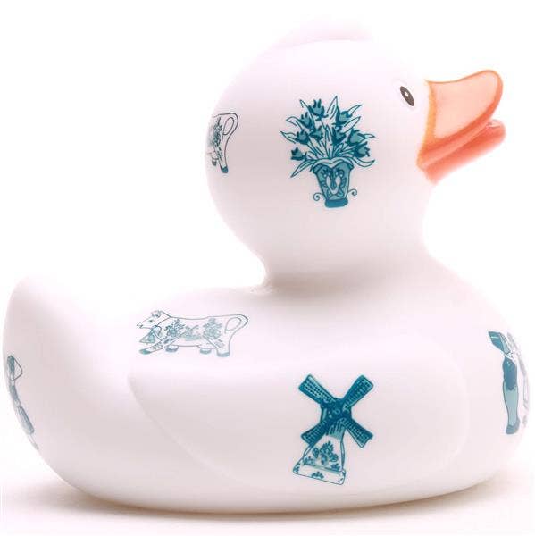 Anatra in porcellana di Delft