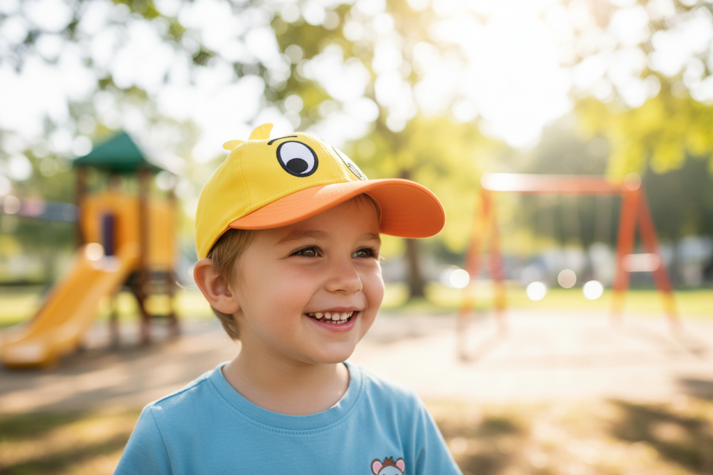 Children's Cap with Flida the Duck Mascot