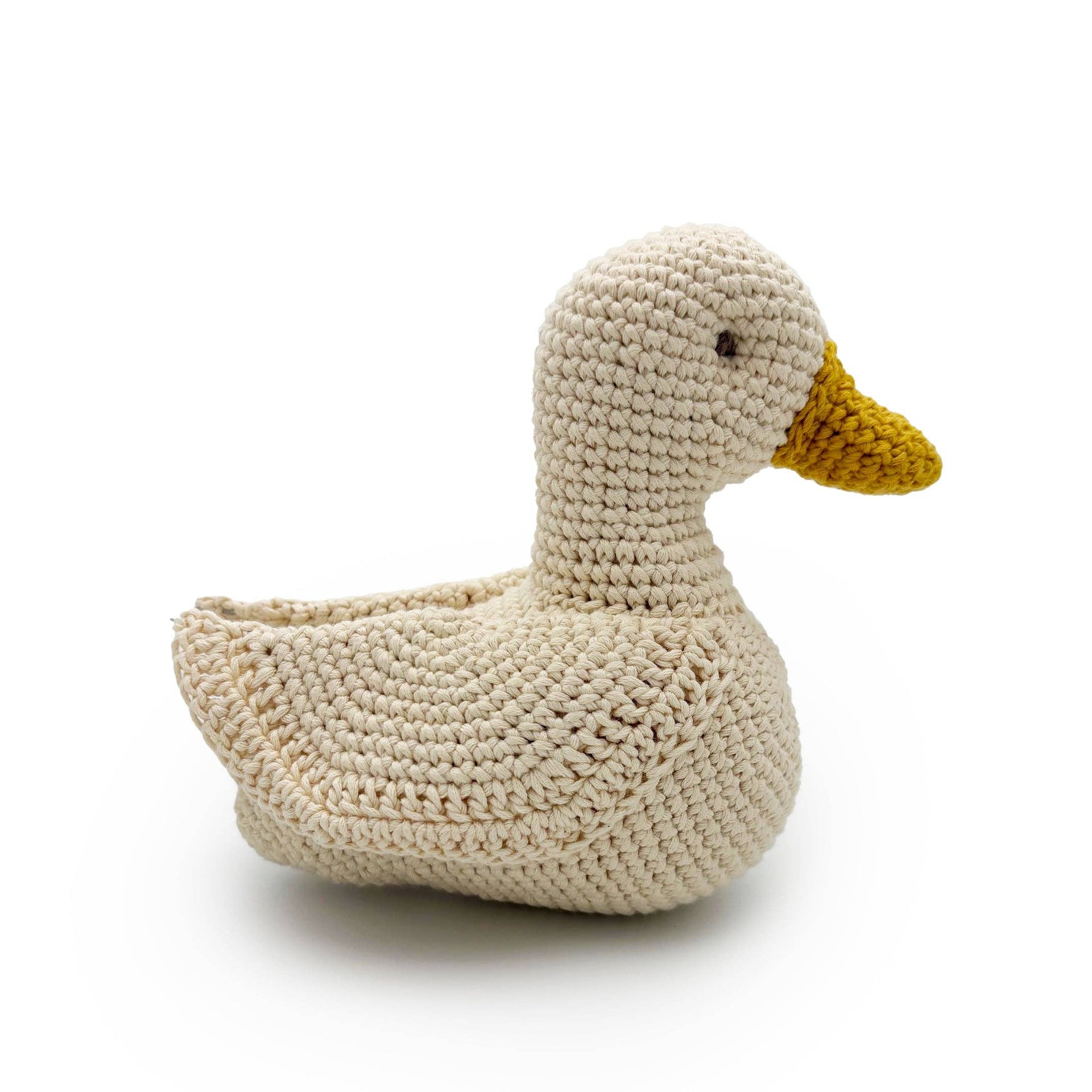 Peluche in maglia Papera musicale