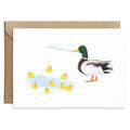 Duck Pond Fishing Greetings Card