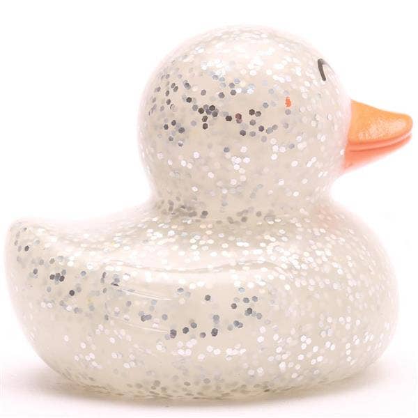 Anatra Glitterata - Argento