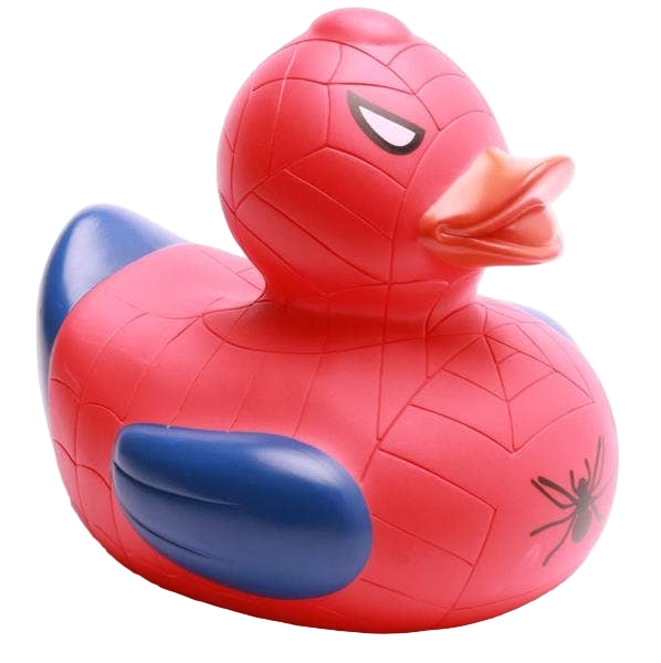 Red-Blue Superhero Duck XL