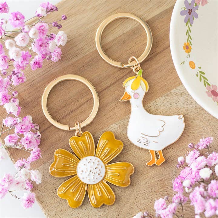 Waddle On Duck Keychain
