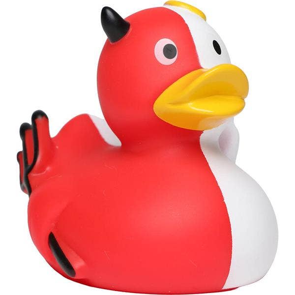 Angel/demon duck