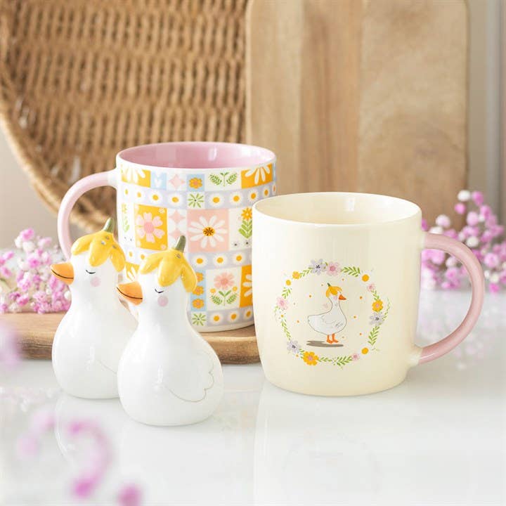 Sel et poivre Canards Floral