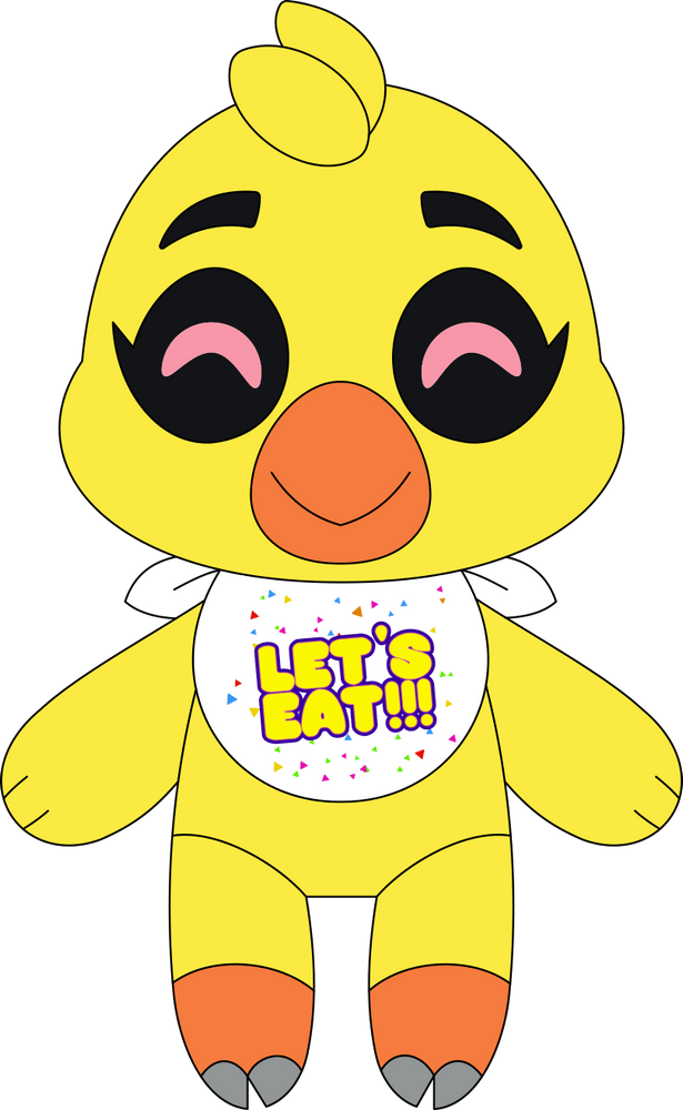 Peluche Chibi Chica (22,8 cm)