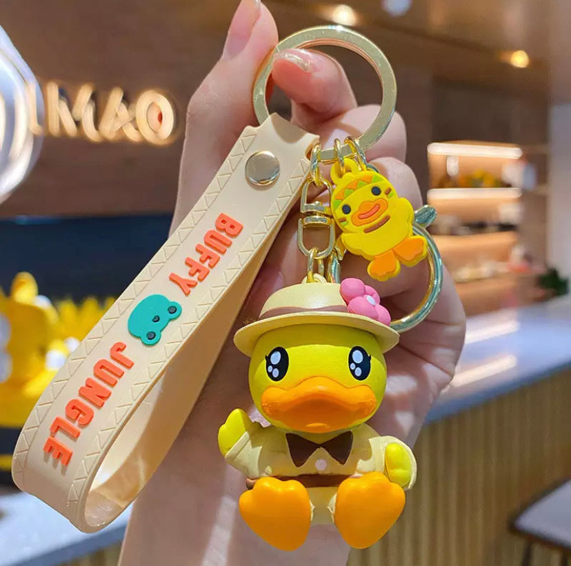 Yellow Duck Adventurer Keychain