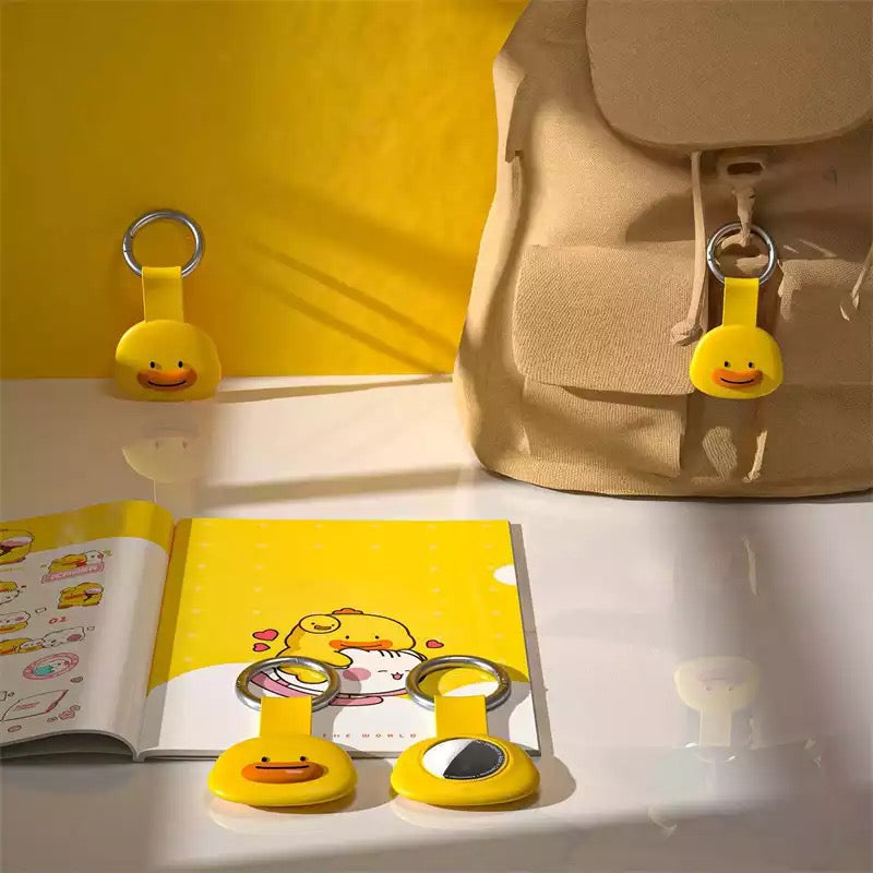 Airtag Duck Protective Keychain