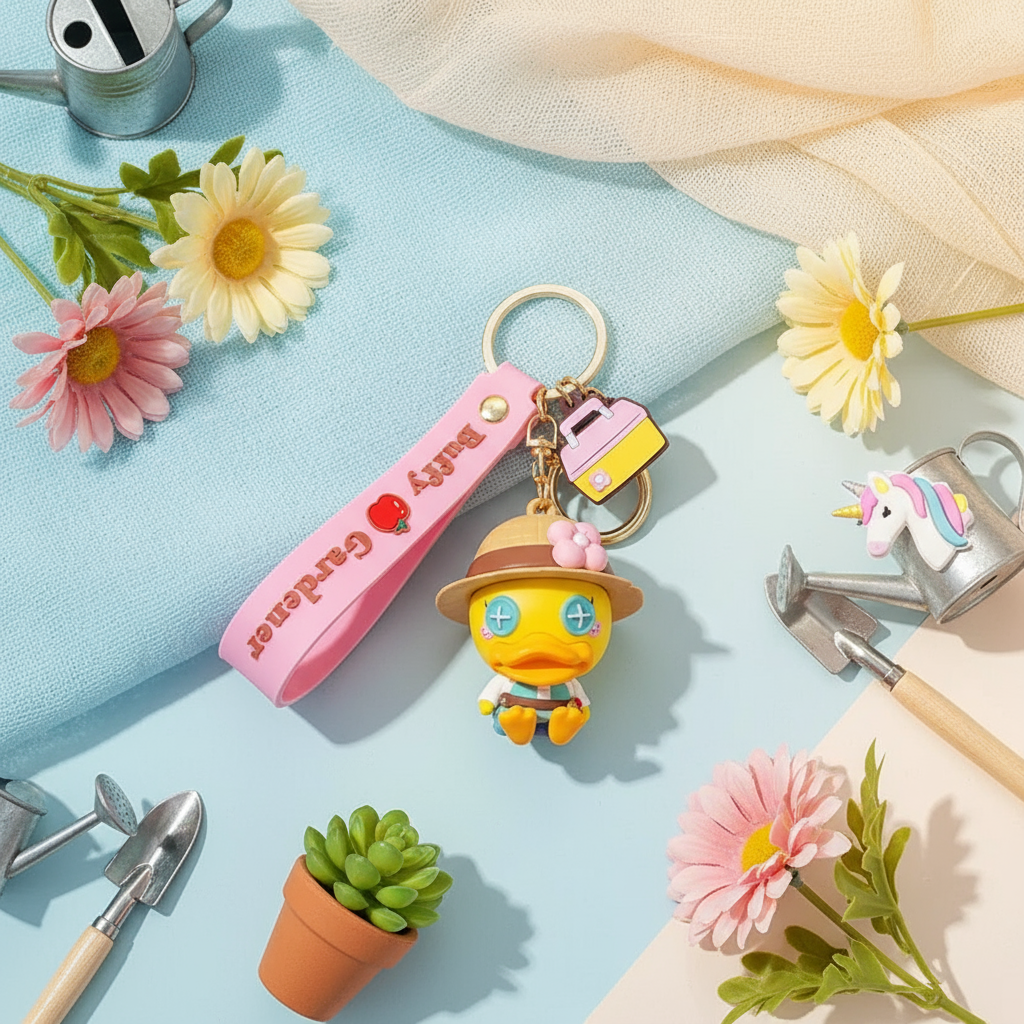 Gardener B.Duck Keychain