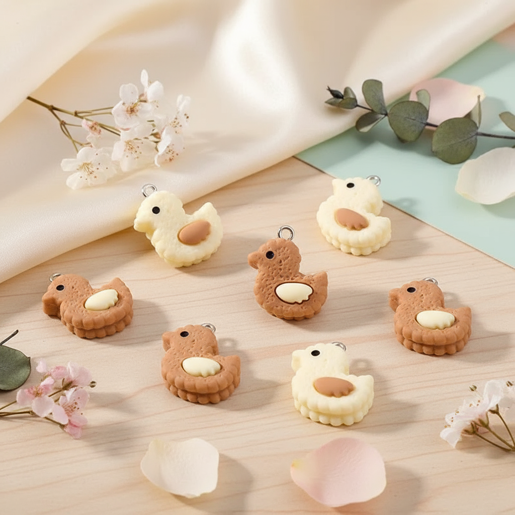 Duck Biscuit Charm