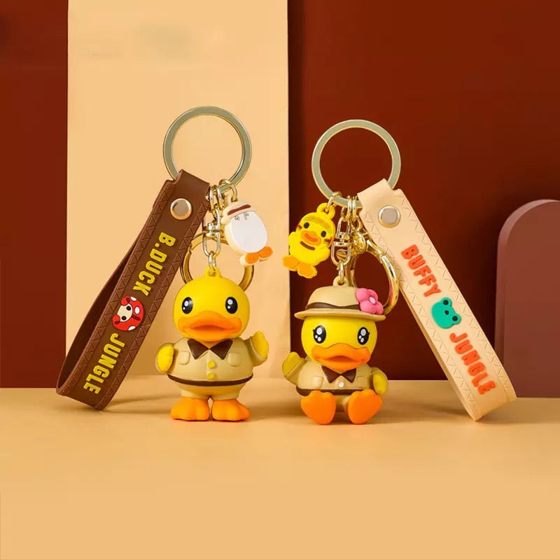 Yellow Duck Adventurer Keychain
