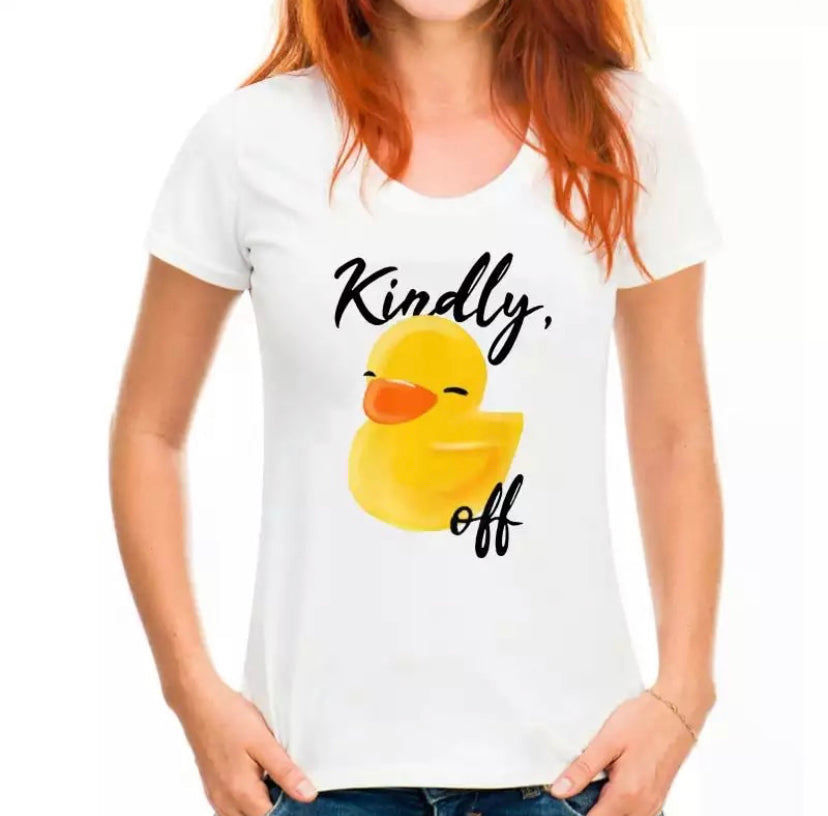 T-Shirt gentilmente Anatra Via
